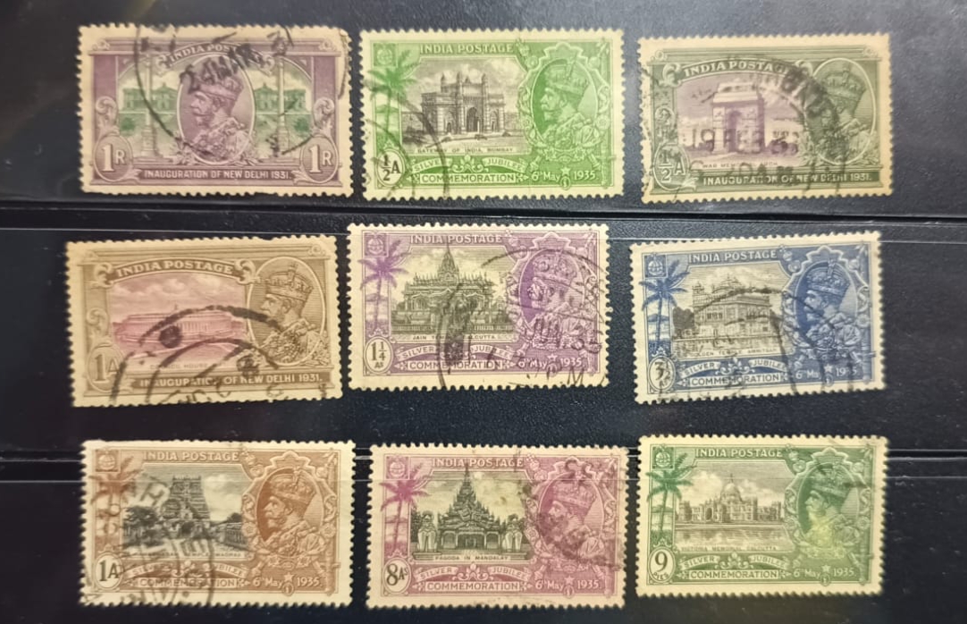 British India king George v stamp's set