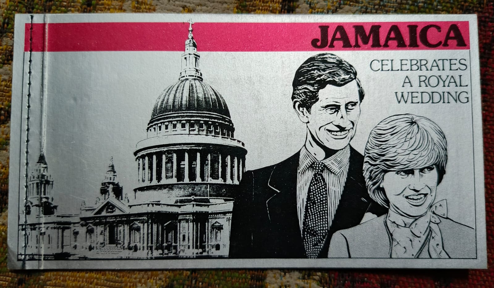 Jamaica Royal wedding set with booklet