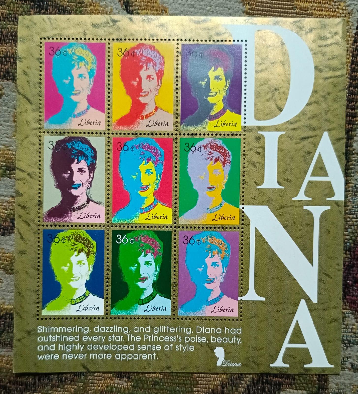 Diana collection sheets n blocks