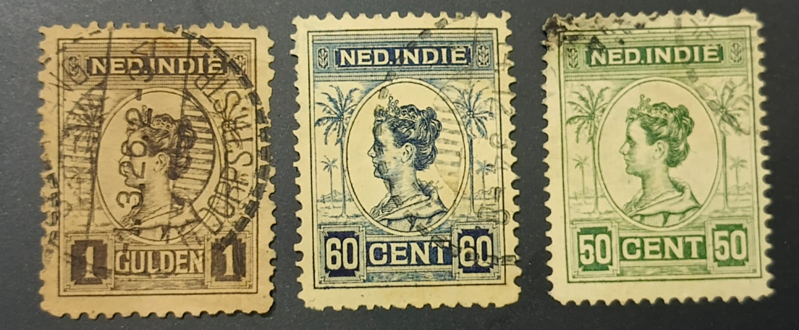 Nederland Indie set of 3