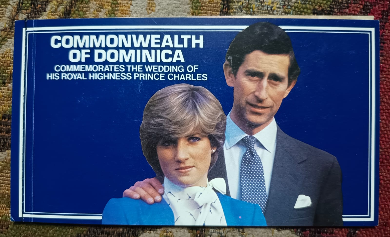 Dominican Royal wedding stamps set in booklet