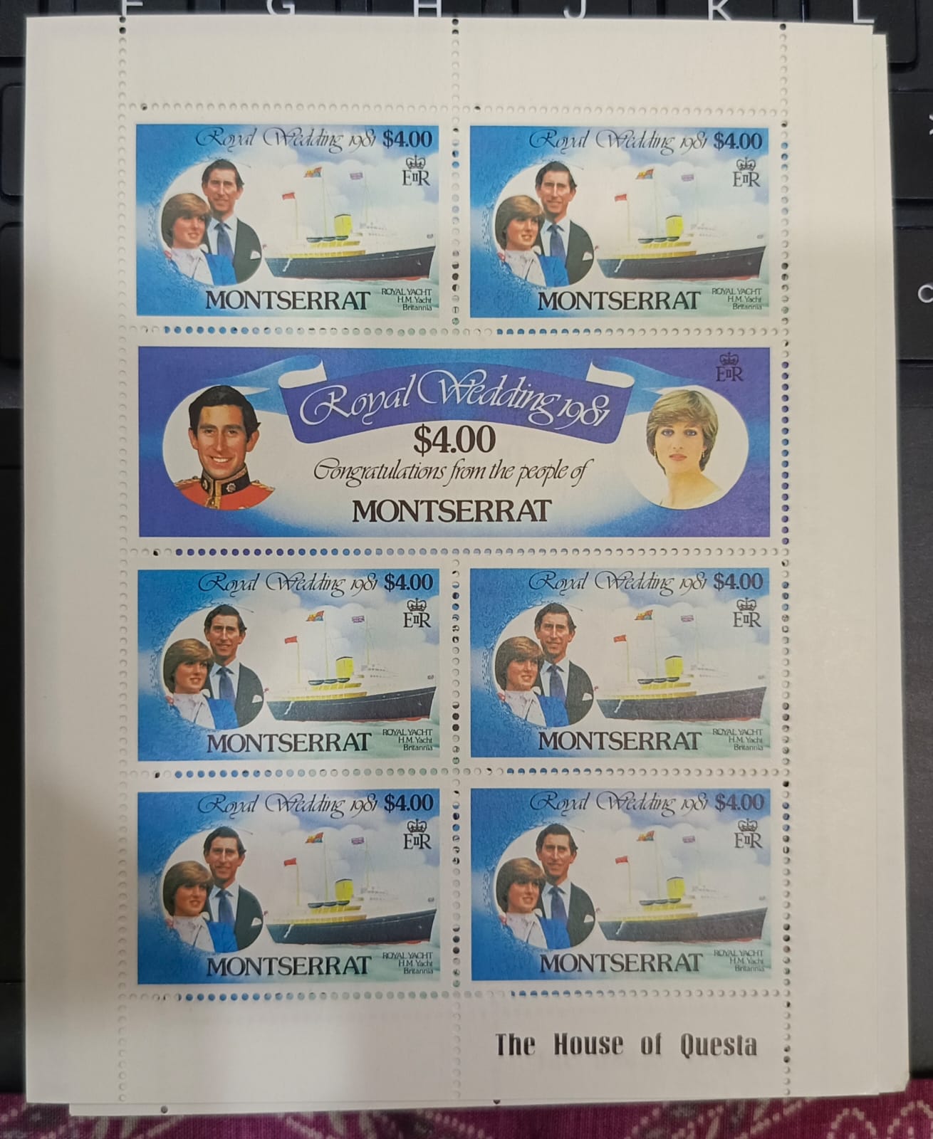 Ocean Territories Diana Full sheet